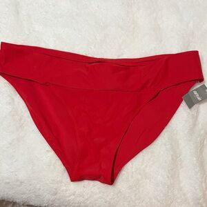 Aerie large Red Swim bikini Bottom